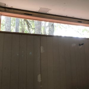top window installed to increase light