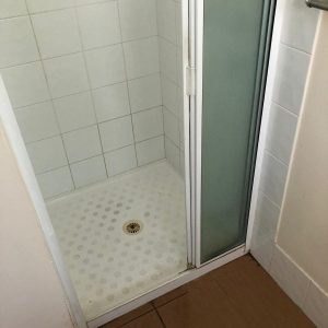 old shower before