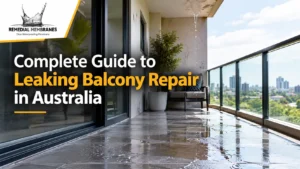 leaky balcony repair solutions